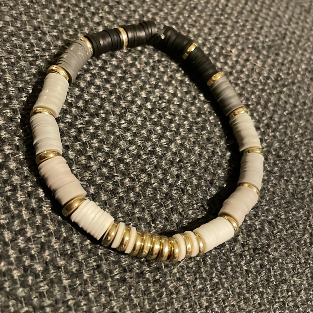 Fifty Shades clay bracelet
